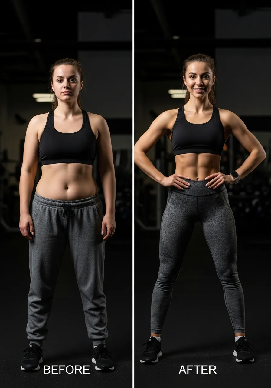 Female client transformation